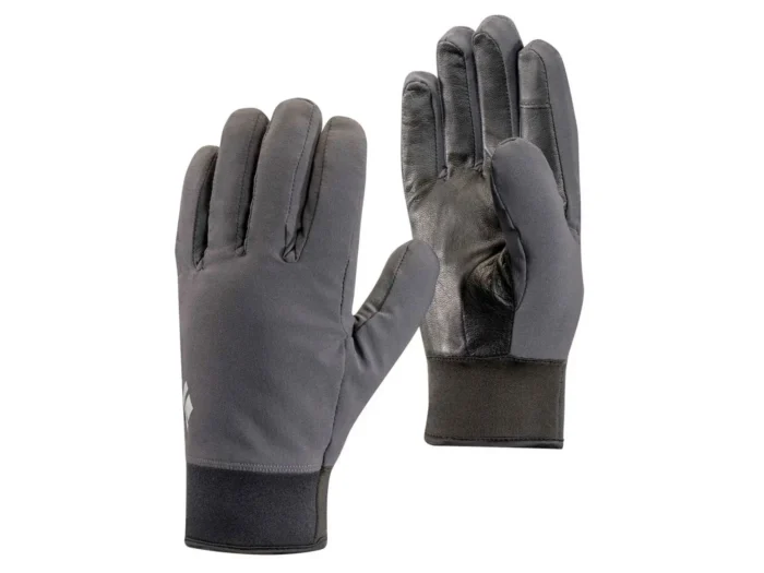 Black Diamond Midweight Softshell Gloves smoke