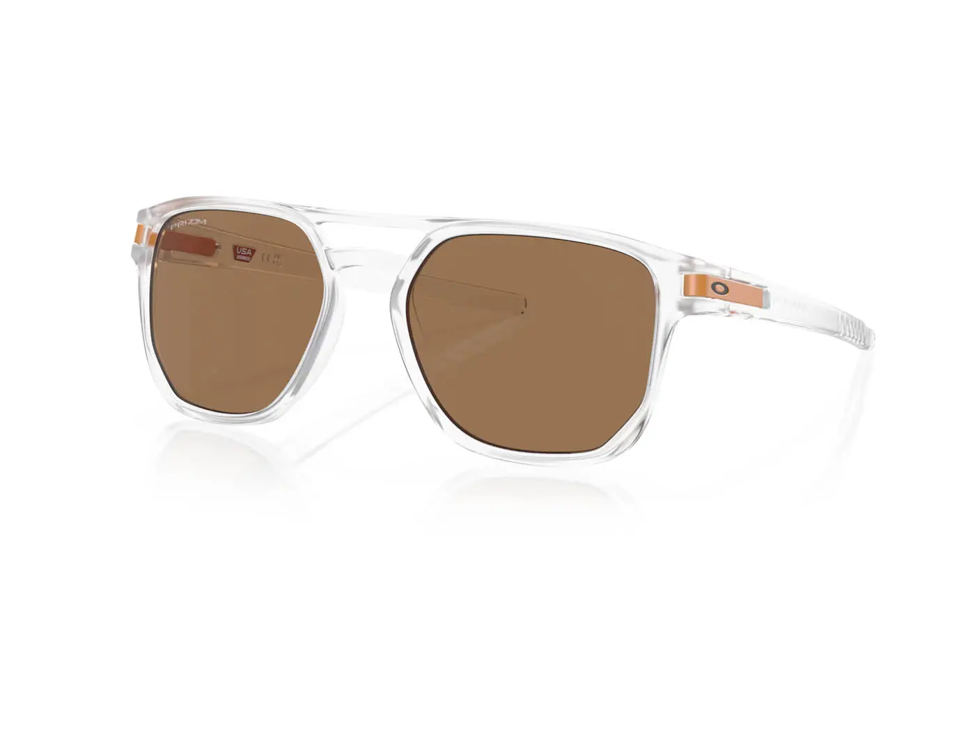 Latch Beta Sunglass Matte Clear Prizm Bronze
