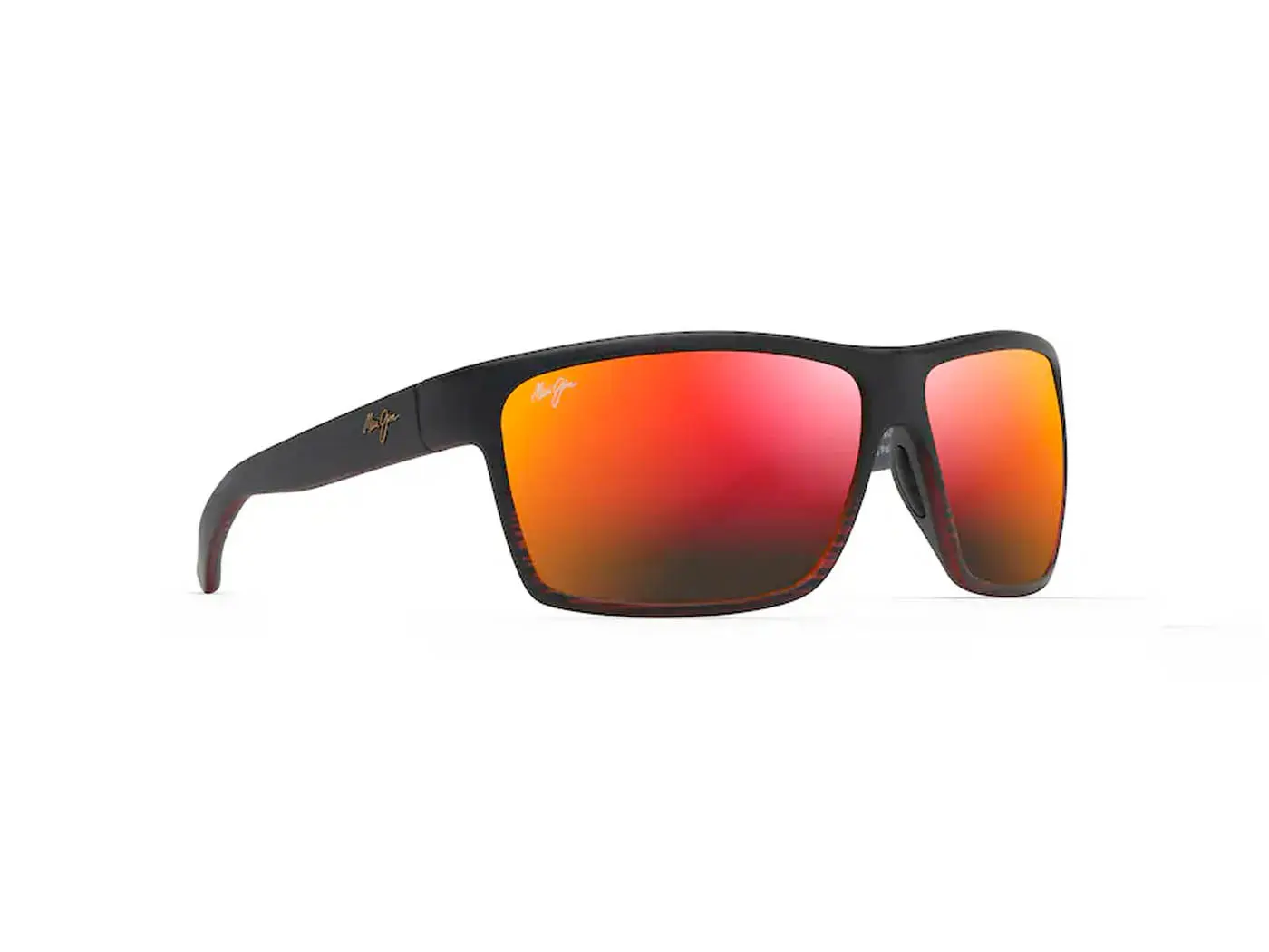 Maui Jim Alenuihaha Sunglass Burgundy Stripe Hawaii Lava