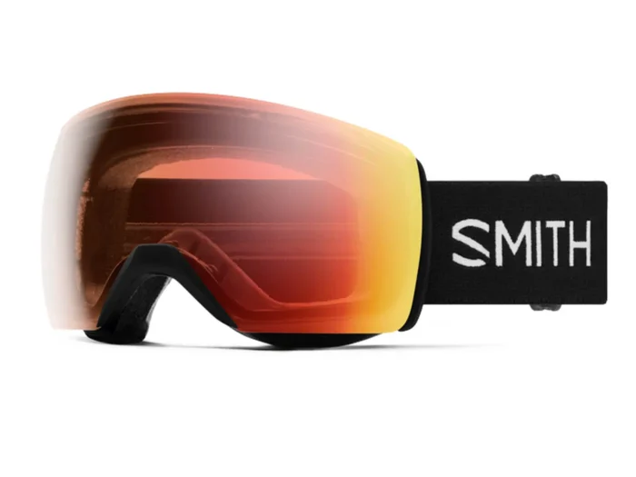 Smith Skyline XL Black ChromaPop Pro Photochromic Red Mirror