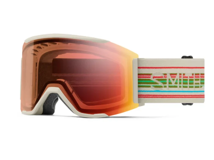 Smith Squad Mag Chalk Straightline ChromaPop Pro Photochromic Red Mirror