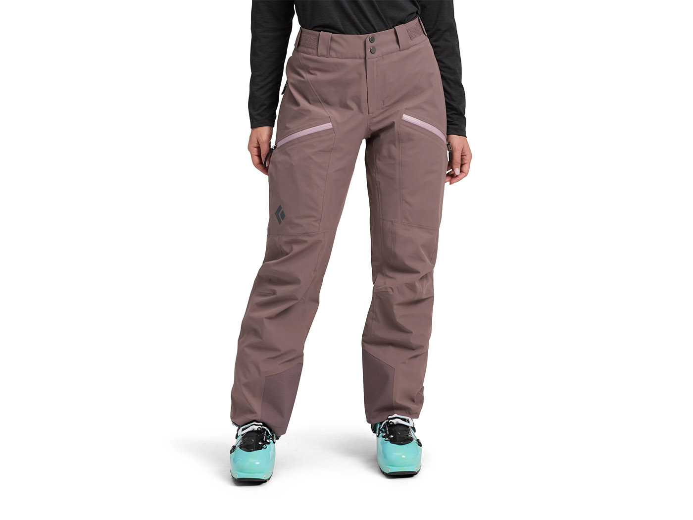 Black Diamond Womens RECON Insulated Pants Dark Mauve