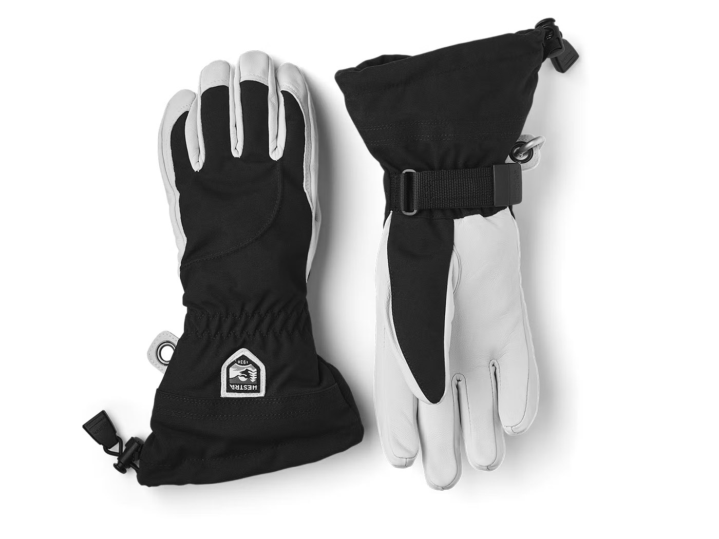 Hestra Womens Heli Ski Glove White Black